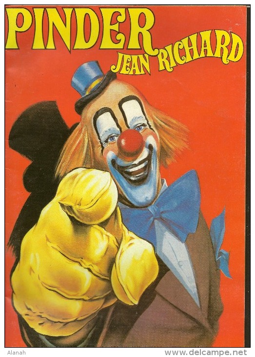 CIRQUE PINDER Jean RICHARD Programme 1990 36 Pages + Couverture Format A4 - Programmes