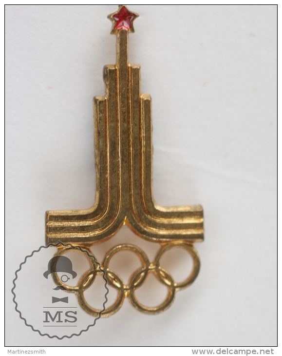 Olympic Games  Moscow 1980 - Pin Badge #PLS - Juegos Olímpicos