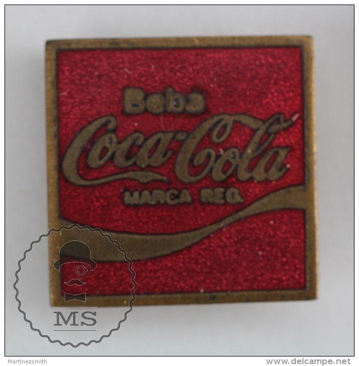 Old Coca Cola Advertising Enamel Pin Badge #PLS - Coca-Cola