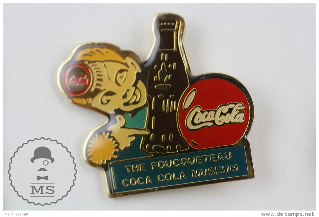The Foucoueteau Coca Cola Museum - Coca Cola Advertising Pin Badge #PLS - Coca-Cola