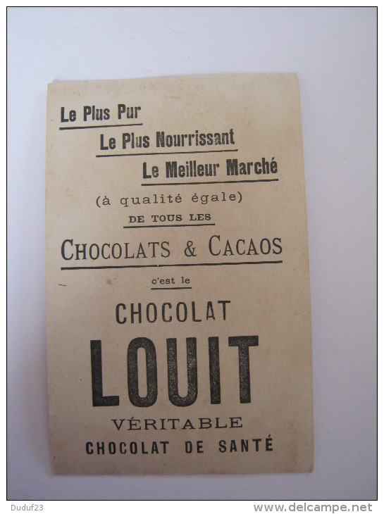 CHROMO CHOCOLAT LOUIT LE DIGESTOPHONE DOCTEUR FEMME CHAPEAU - Louit