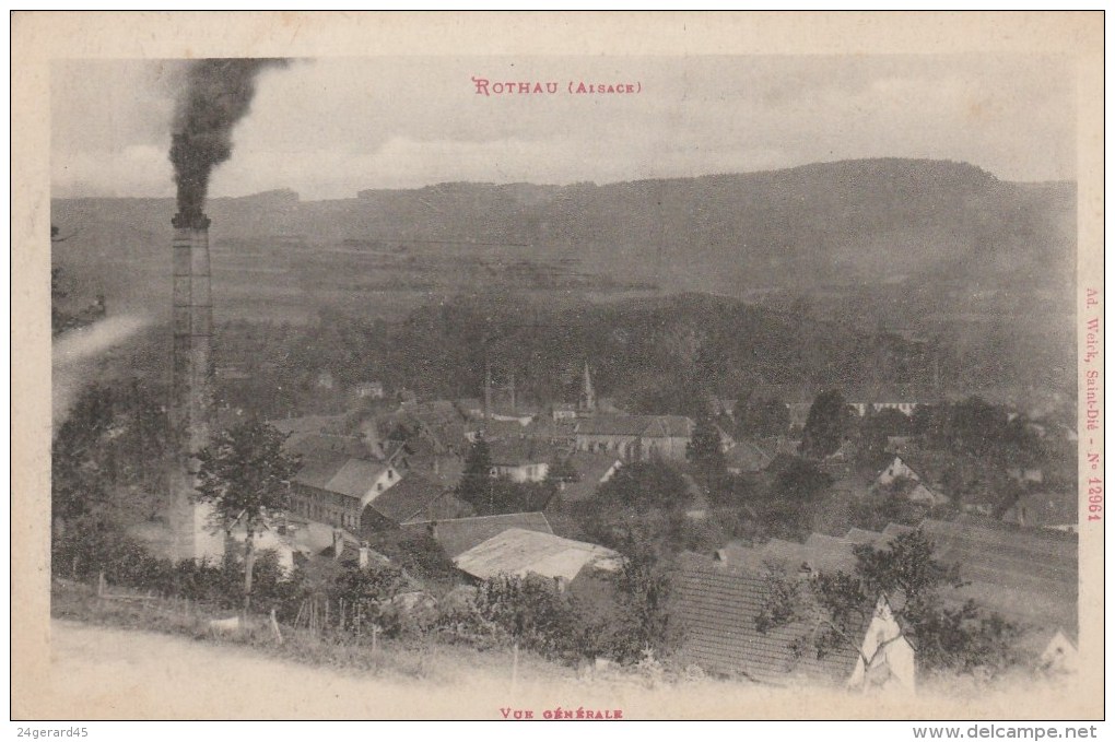 CPA ROTHAU (Bas Rhin) - Vue Générale - Rothau