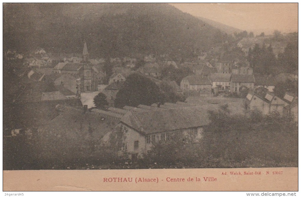 CPA ROTHAU (Bas Rhin) - Centre De La Ville - Rothau