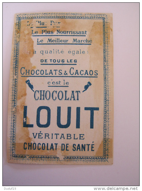 CHROMO CHOCOLAT LOUIT SALON COIFFURE  MARQUIS MARQUISE LA COIFFEUSE - Louit