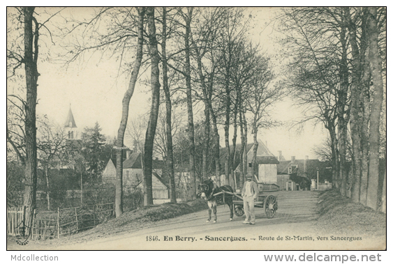 18 SANCERGUES / Route De Saint Martin / - Sancergues