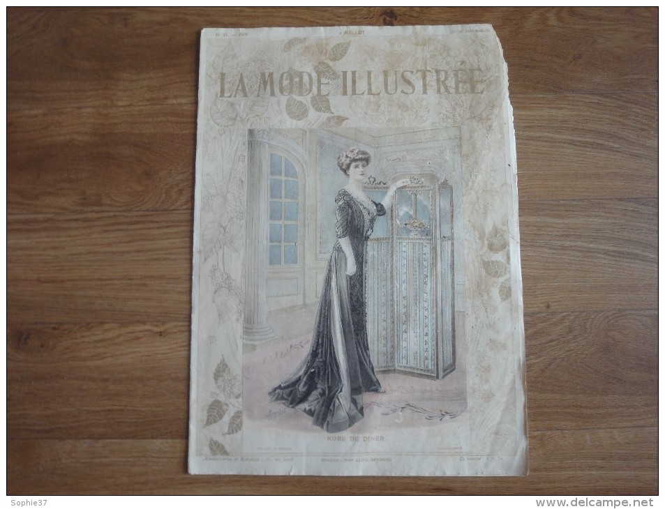 Revue LA MODE ILLUSTREE N°27 Juillet 1909 Avec Patron - Fashion