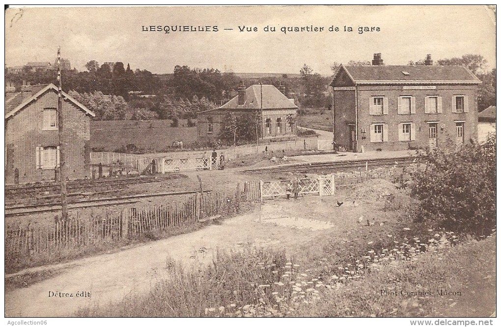 LESQUIELLES. VUE DU QUARTIER DE LA GARE - Other & Unclassified