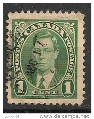 Timbres - Amérique - Canada - 1937 - 1 Cent - - Sonstige & Ohne Zuordnung