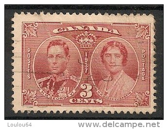 Timbres - Amérique - Canada - 1937 - 3 Cents - - Otros & Sin Clasificación