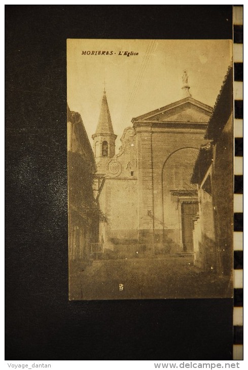 CPA, 84, MORIERES,   L EGLISE - Morieres Les Avignon