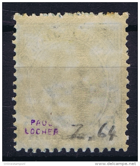 Italy:  Levant  1909  Sa Nr 26 MH/*  Signed/ Signé/signiert/ Approvato Paul Locher - Amtliche Ausgaben