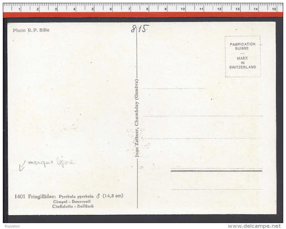 SAINT-MARIN - 1972 - CARTE MAXIMUM TIMBREE THEME OISEAUX " BOUVREUIL " - - Lettres & Documents