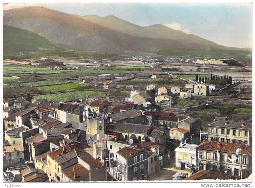 SOREDE 66 - Vue D'ensemble - Au Fond Les Albères - CPSM Dentelée Colorisée GF 1964 - Pyrenées Orientales - Autres & Non Classés