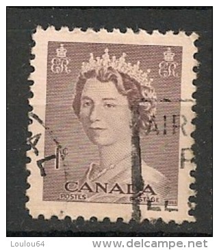 Timbres - Amérique - Canada - 1953 - 1 Cent - - Gebraucht