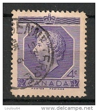 Timbres - Amérique - Canada - 1953 - 4 Cents - - Gebraucht