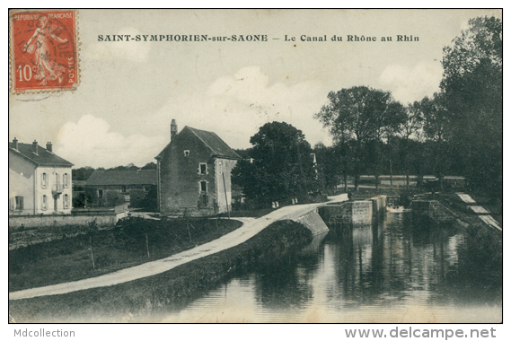 21 SAINT SYMPHORIEN SUR SAONE / Canal Du Rhône Au Rhin / - Autres & Non Classés