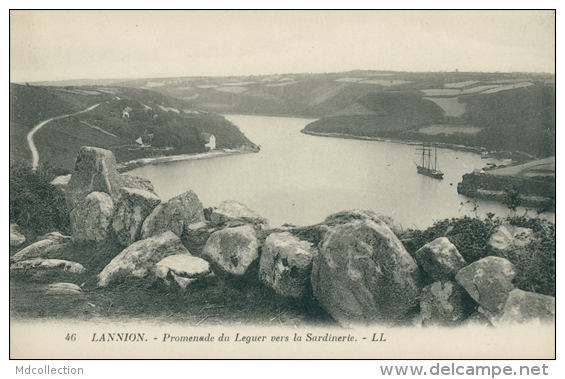 22 LANNION / Promenade Du Léguer Vers La Sardinerie / - Lannion