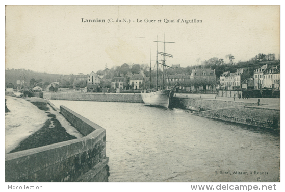 22 LANNION / Le Guer Et Quai D'Aiguillon / - Lannion