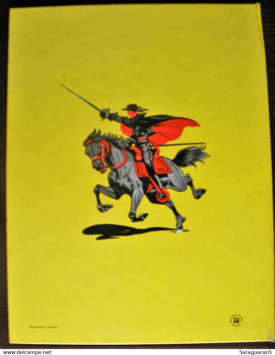 LIVRE ILLUSTRE - ZORRO LE VENGEUR - BE - Edition Hachette 1966 - Hachette