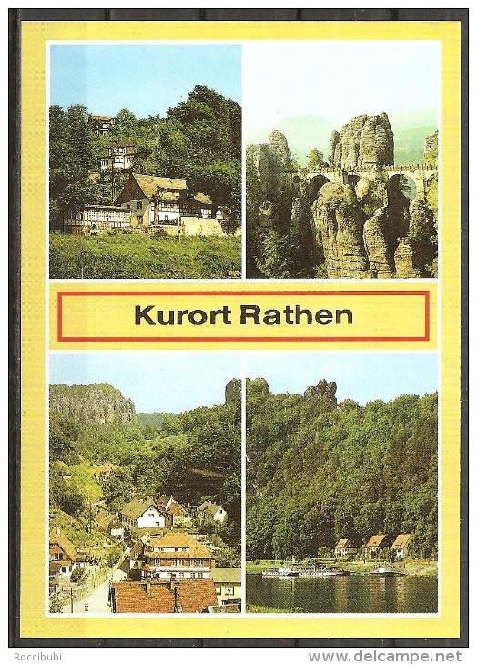 Rathen, Kreis Pirna, Ungelaufen - Rathen