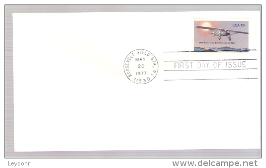 FDC Transatlantic Flight 1977 - 1971-1980