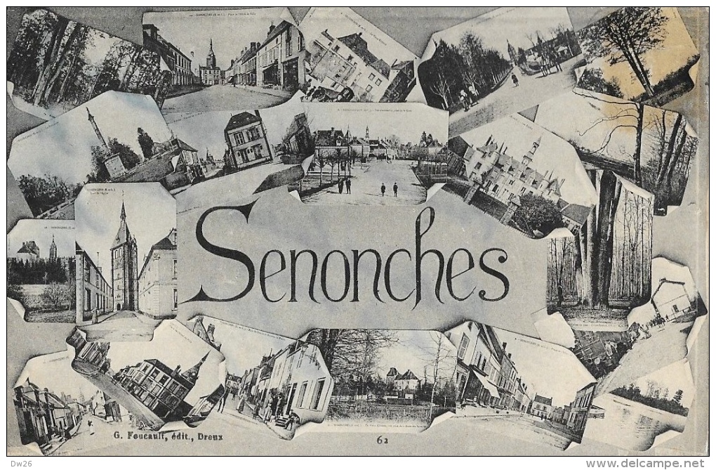 Senonches (Eure-et-Loir) - Multivues - Edition G. Foucault - Andere & Zonder Classificatie