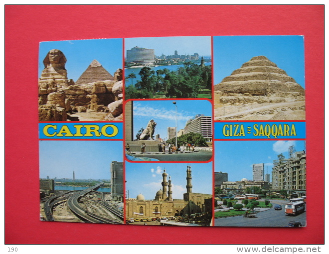 CAIRO GIZA SAQQARA-The Sphinx And The Pyramids - Gizeh