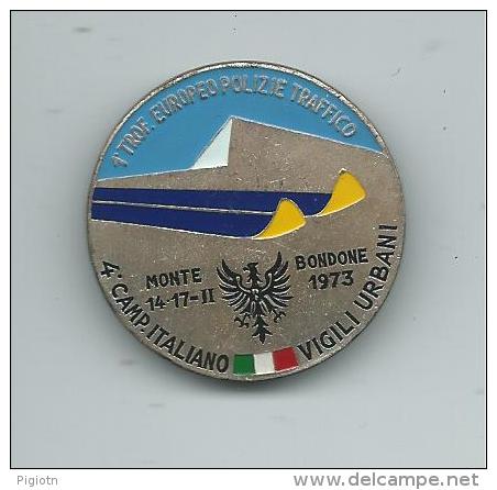 MED035 - SPILLA - 4° CAMPIONATO ITALIANO VIGILI URBANI - MONTE BONDONE 1973 - Sport Invernali