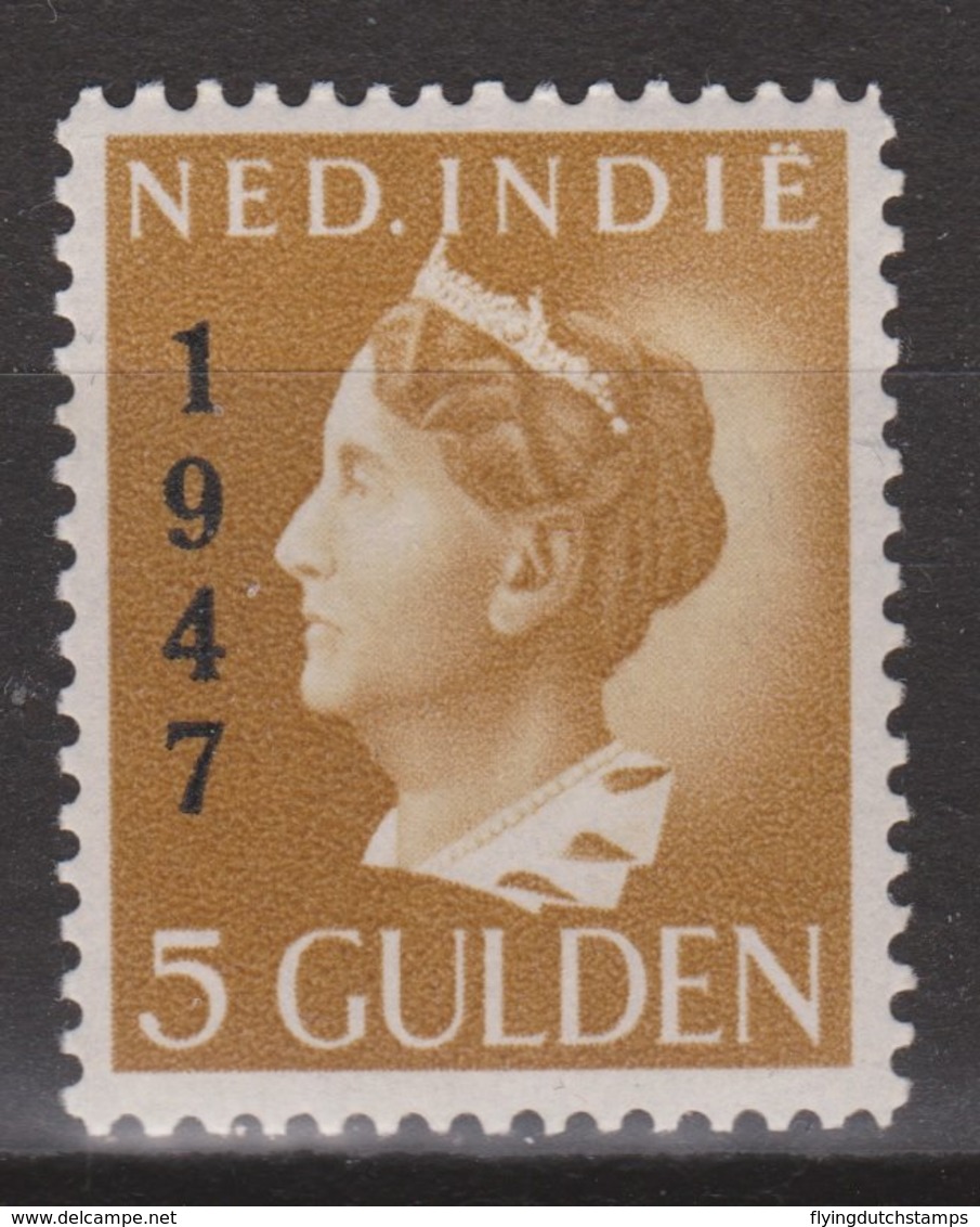 Nederlands Indie 332 MNH ; Koningin, Queen, Reine, Reina Wilhelmina Opdruk 1947 Netherlands Indies PER PIECE - Niederländisch-Indien