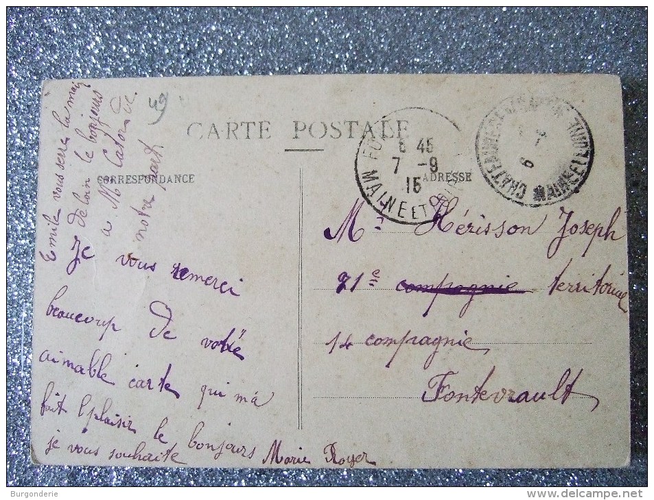 CHATEAUNEUF SUR SARTHE / PANORAMA / JOLIE CARTE /1916 - Chateauneuf Sur Sarthe