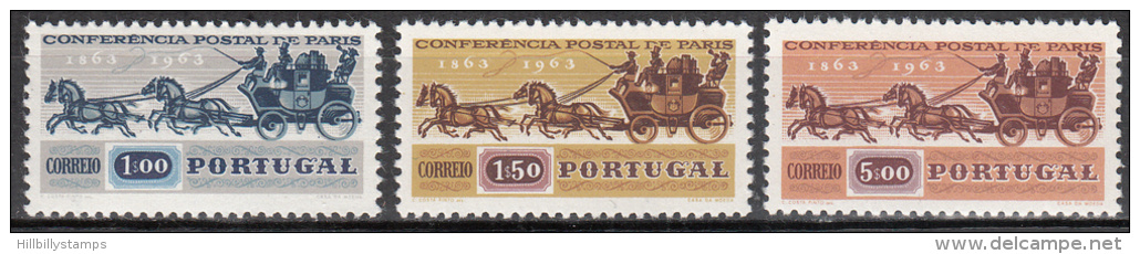Portugal    Scott No.  906-8   Mnh     Year  1963 - Nuevos