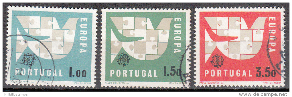 Portugal    Scott No.  916-18     Used     Year  1963 - Nuevos