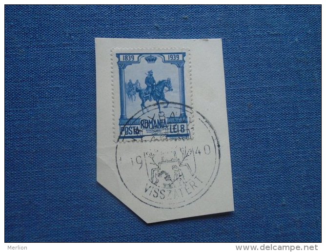 Hungary  Nagybánya Baia Mare  Visszatért  Handstamp On Romanian  Stamp  1940  S0471.15 - Lokale Uitgaven