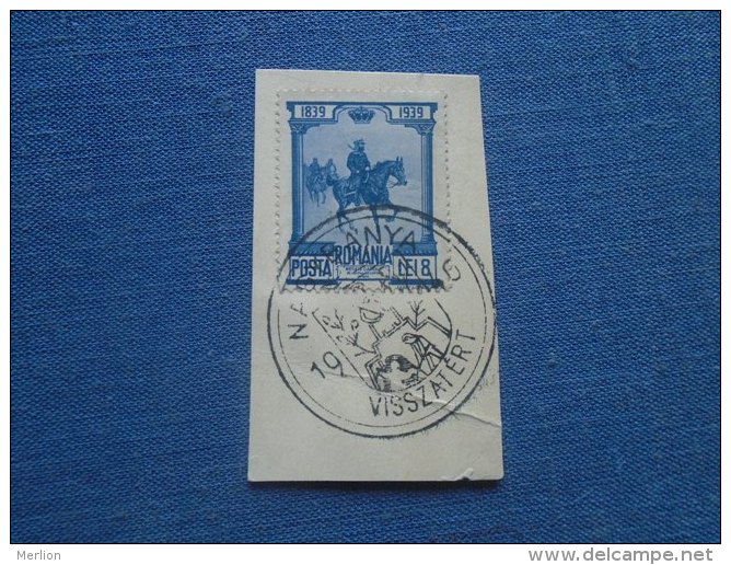 Hungary  Nagybánya Baia Mare  Visszatért  Handstamp On Romanian  Stamp  1940  S0471.19 - Local Post Stamps