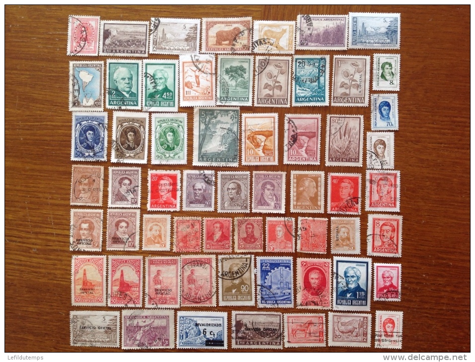 Lot De 60 Timbres Obliteres Idéal Pour Un Début De Collection - Colecciones & Series