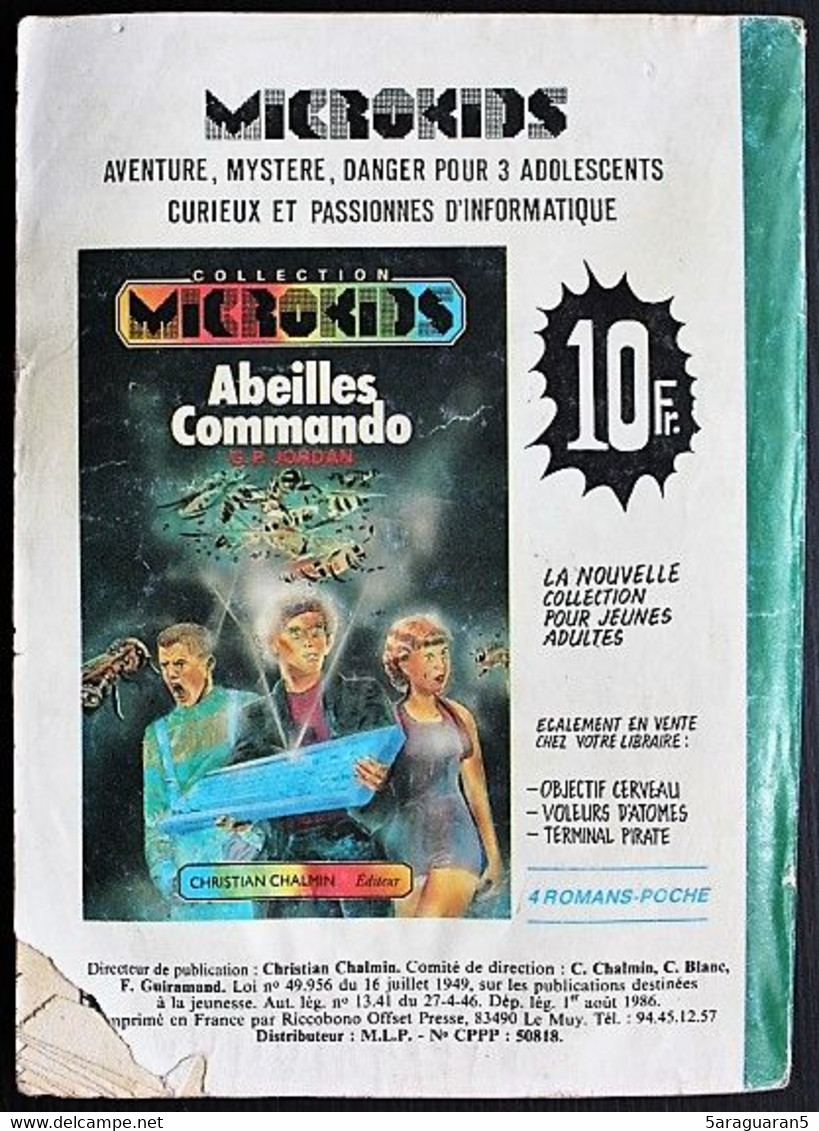 BD PETIT FORMAT - PIRATES - 118 - Commando : Gentleman Des Airs - 1986 Mon Journal - Piraten