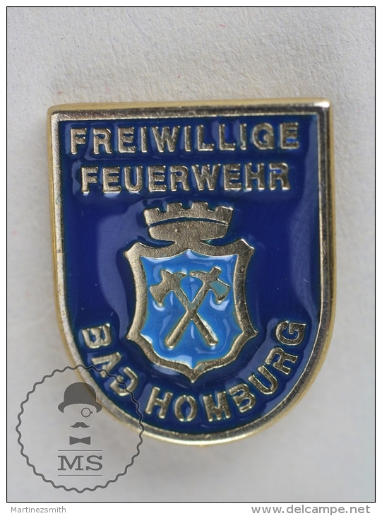 Freiwillige Feuerwehr Hamburg Germany - Fireman Firefighters/ Sapeurs Pompiers - Pin Badge #PLS - Bomberos