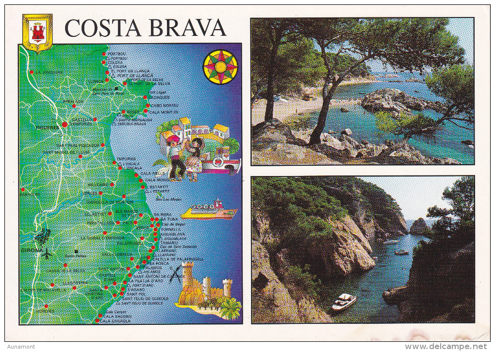 España--Gerona--1994--Palamos--Plano De Las Poblaciones--para, Francia - Mapas