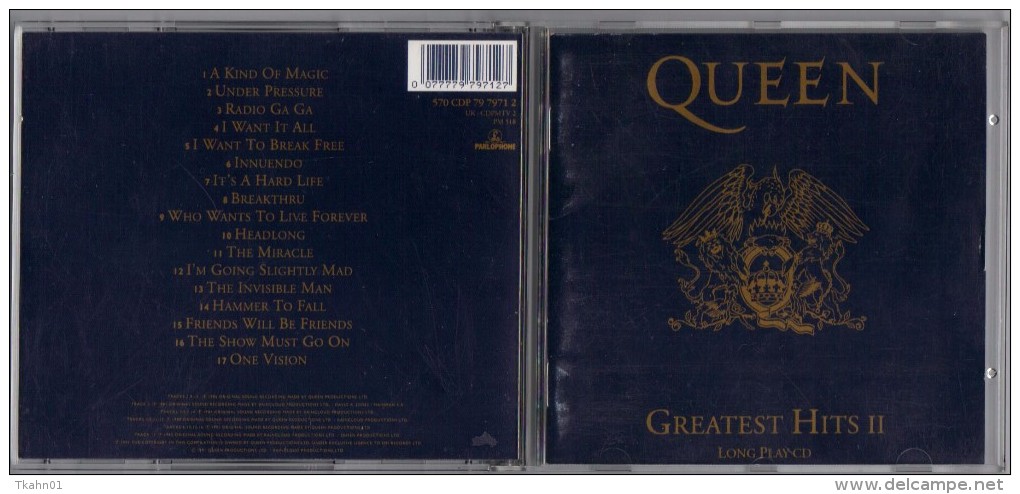 ALBUM  C-D QUEEN " GREATEST HITS II " - Hard Rock & Metal