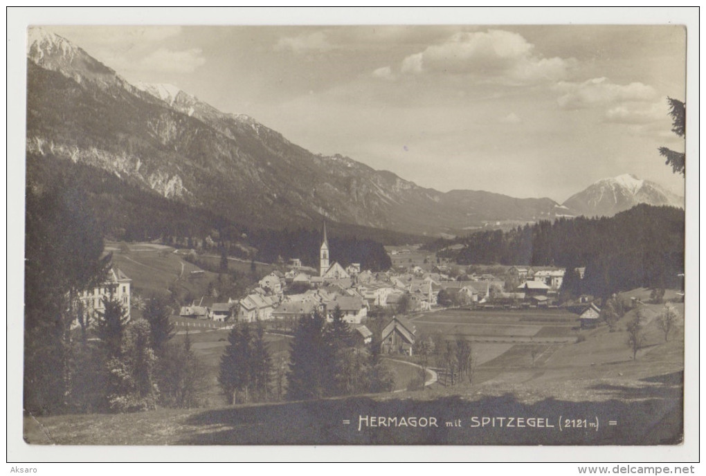 Hermagor Mit Spitzegel (Gailtal) - 1923 - Altri & Non Classificati