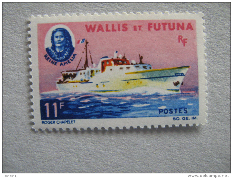 WALLIS ET FUTUNA   P 171   * *   BATEAU REINE AMELIA - Unused Stamps