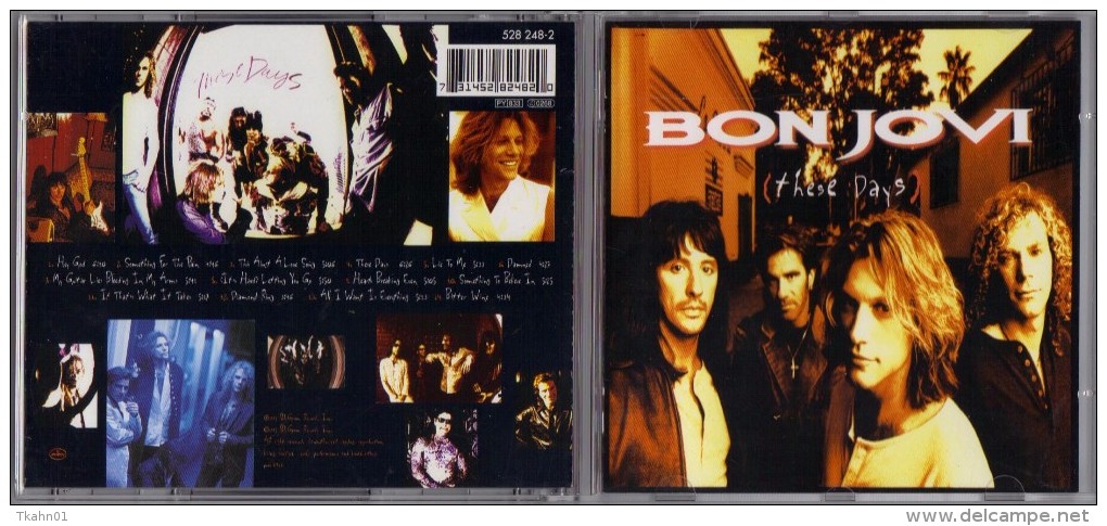 ALBUM  C-D  BONJOVI  " THESE DAYS  "  DE  1995 - Hard Rock En Metal