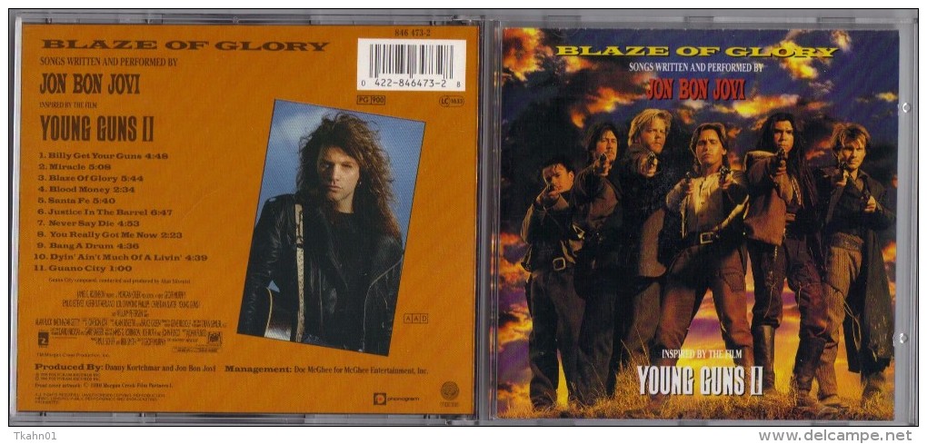 ALBUM  C-D  JON BON JOVI  " BLAZE OF GLORY  " - Hard Rock & Metal