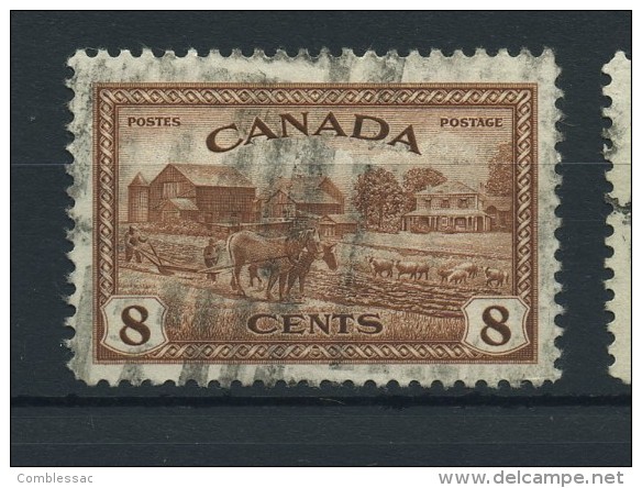 CANADA   1946   Peace  Re-conversation   8c  Brown   USED - Other & Unclassified