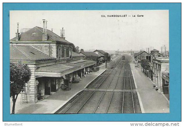 CPA 124 - Chemin De Fer La Gare RAMBOUILLET - Rambouillet