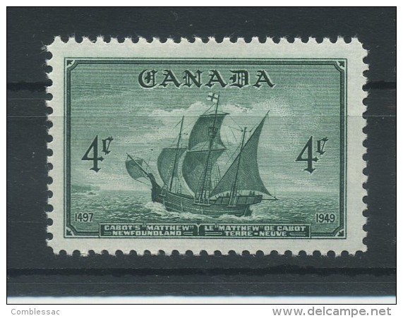 CANADA   1949   Entry  Of  Newfoundland  Into  Canadian  Confederation      MH - Neufs