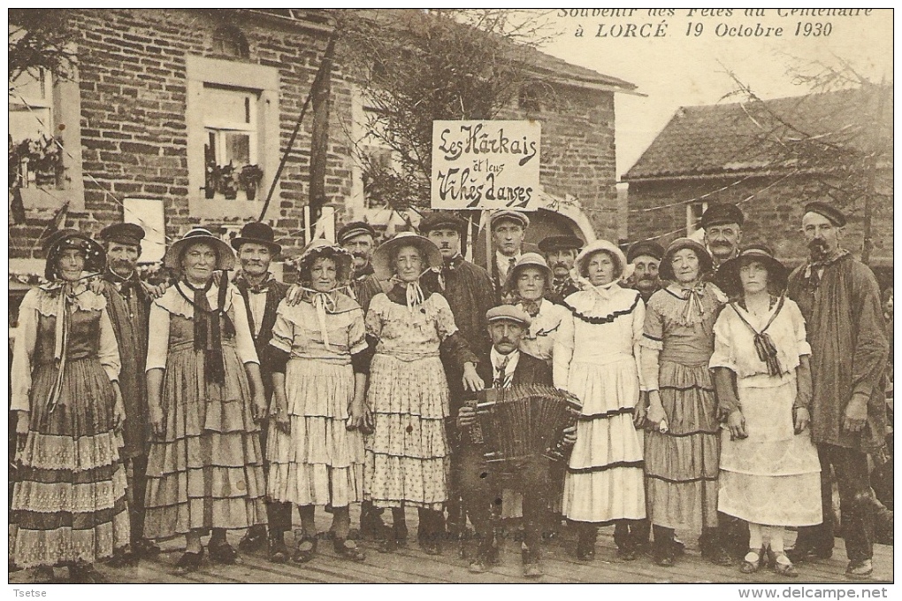 Lorcé - Festivités Du Centenaire, 19 Octobre 1930 - " Les Hârkais Et Leurs Vihès Danses  ( Voir Verso ) - Stoumont