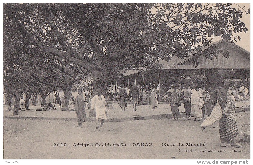 Afrique - Sénégal - Dakar -  Place Du Marché - Editeur Fortier - Senegal