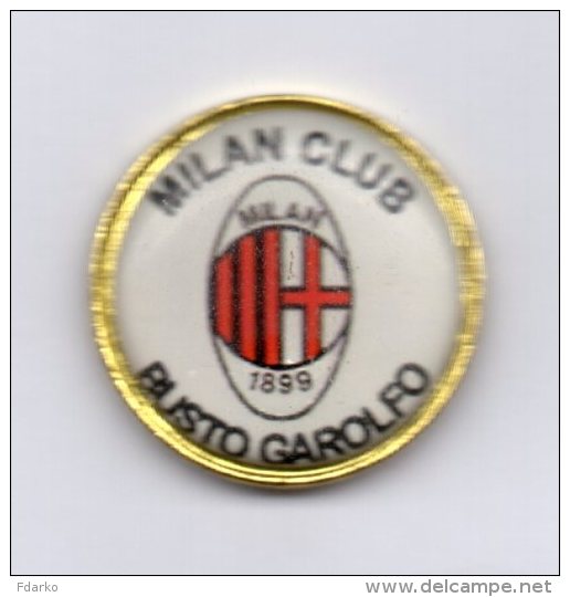 Mi2 Milan Club Busto Garolfo Rossonero Calcio Pins Soccer Italy FootBall Pin - Calcio