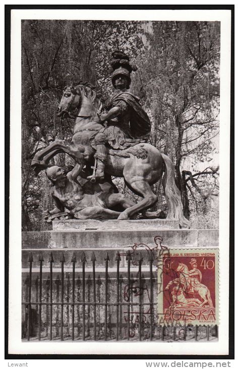 06 Maximum Card - Warsaw Monumentts, King John III Sobieski On The Horse - Tarjetas Máxima